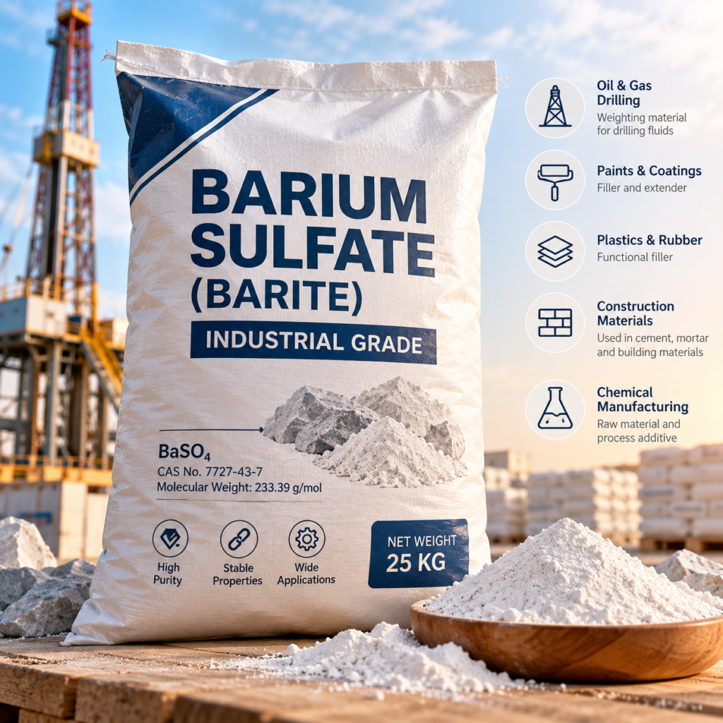 Barium Sulfate Barite Industrial Grade 25 KG